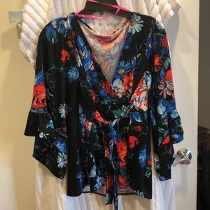 Betsey Johnson floral top